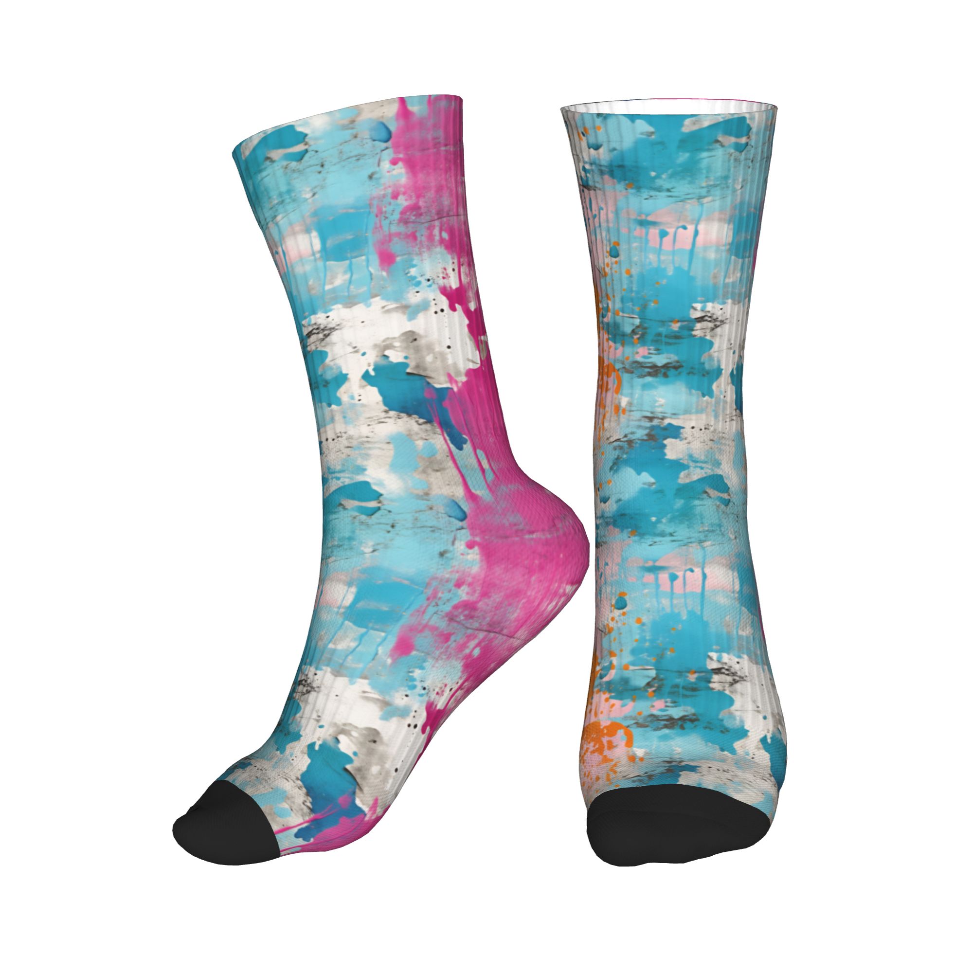 Dress Sock Men - Girly Grunge Alçı Vintage Doku Elbise