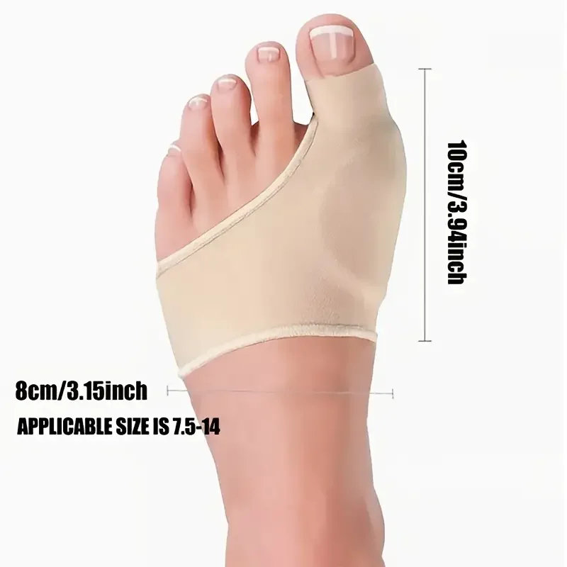 Ankle Brace Sock - Silikon Ayak Parmağı Ayırıcı Çoraplar -