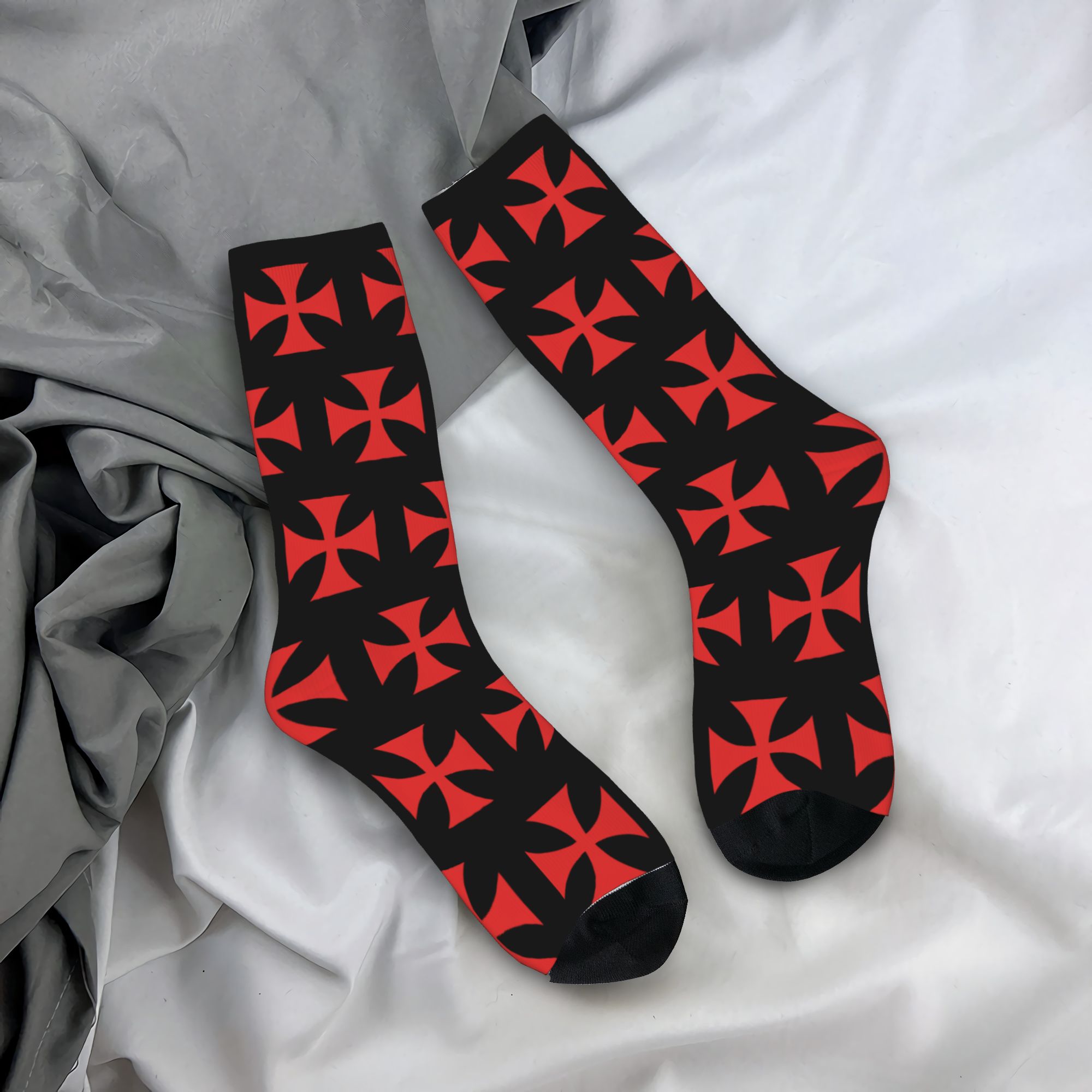 Özel Kırmızı Templar Haç Şöval - Dress Sock Men incelemesi ve fiyatı