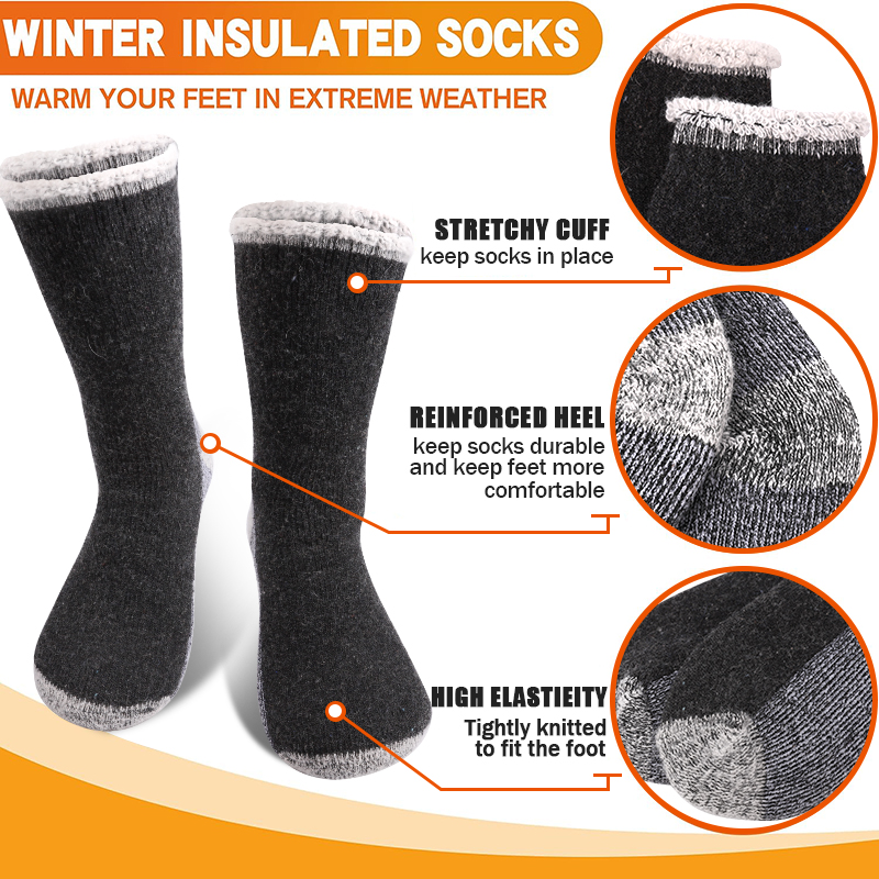 1 çift erkek merinos yünü sıca - Wool Hiking Sock incelemesi ve fiyatı